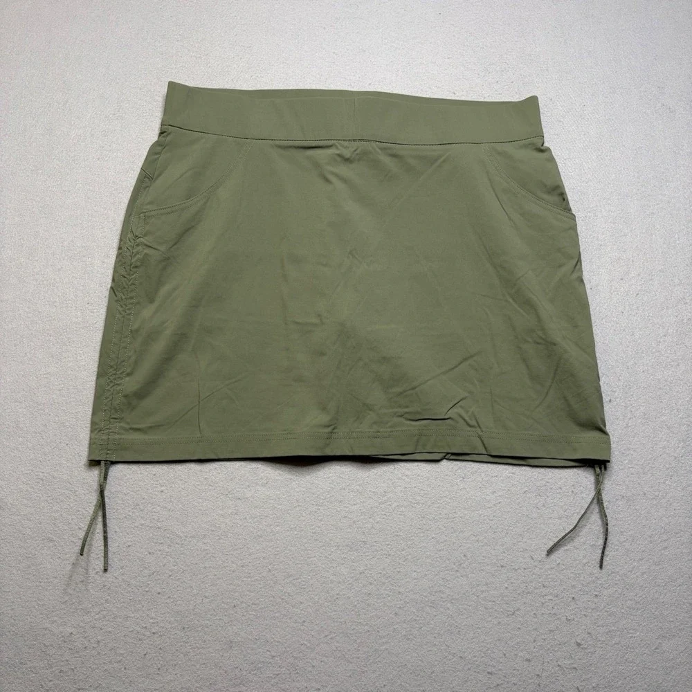 Columbia Skort Women XL Green Anytime Casual Omni-Shield Active Hiking Outdoor